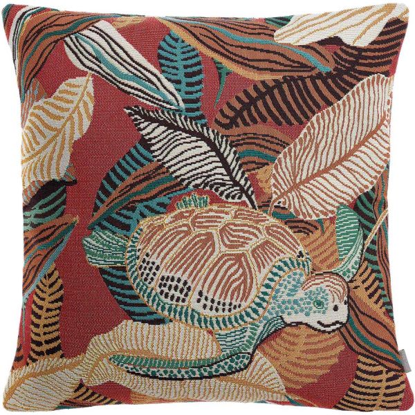 Coussin extérieur en polypropylène Dori papaye - SDE-0765