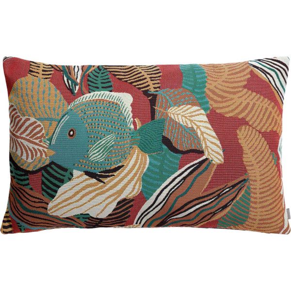 Coussin extérieur en polypropylène Dori papaye