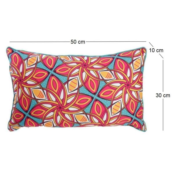 Coussin imprimé 30x50 cm Wax - CMP-1217