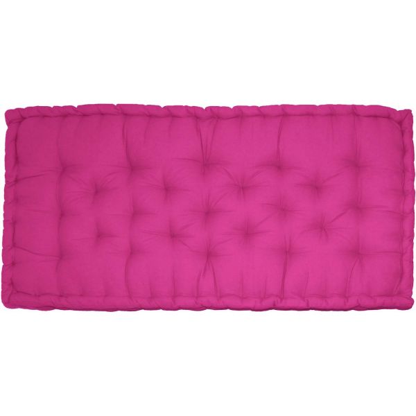 Coussin de palette en coton coloré 120 x 60 cm - 5