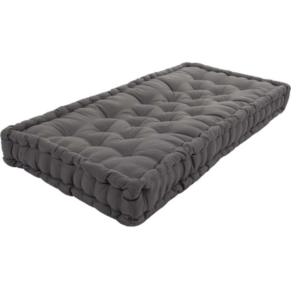 Coussin de palette en coton coloré 120 x 60 cm