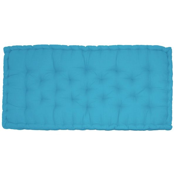 Coussin de palette en coton coloré 120 x 60 cm - 