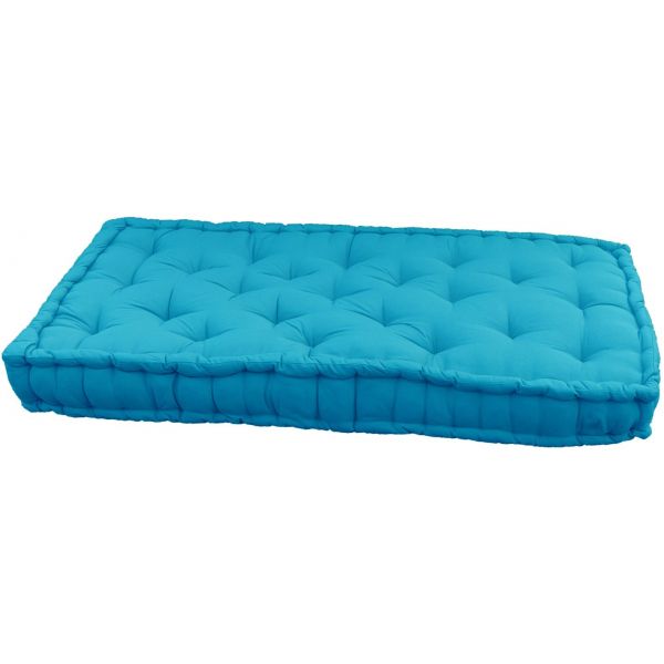 Coussin de palette en coton coloré 120 x 60 cm