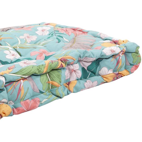 Coussin de palette en coton imprimé 120 x 60 cm - COT-0925