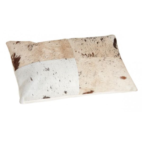 Coussin en peau de vache véritable modèle aléatoire - AUBRY GASPARD