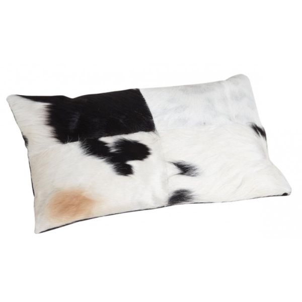 Coussin en peau de vache véritable - AUB-5709