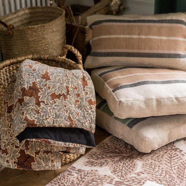 Coussin de sol  en tissu Gatsby 55 x 55 x 10 cm - SDE-0876