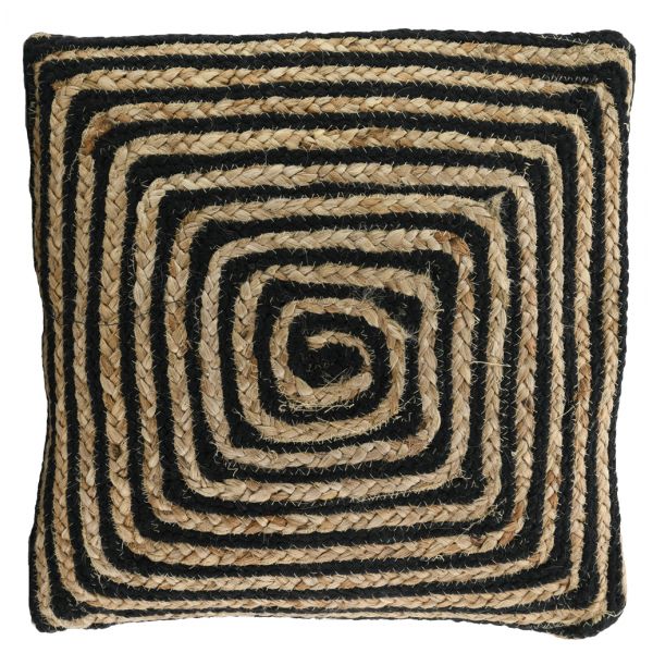 Coussins à motif en jute et coton (Lot de 3) - 10