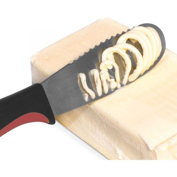 Couteau à beurre double lame en inox - 2,90