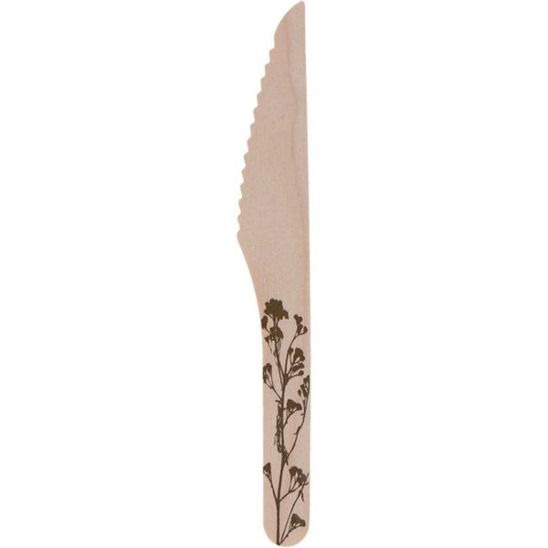 Couverts en bois 100% compostable Herbe - ESS-1612