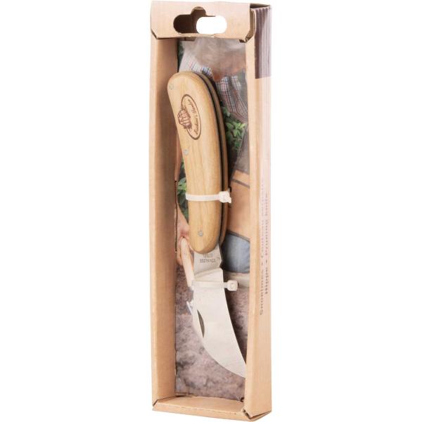 Couteau serpette en acier inoxydable et bois de frêne - 7