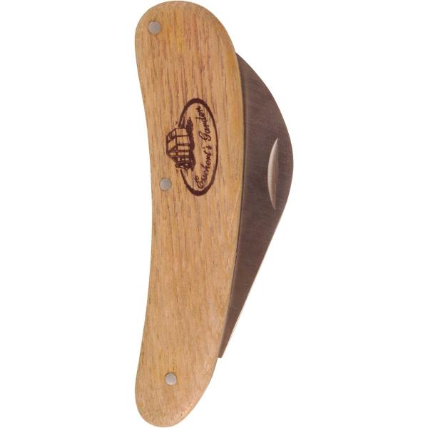 Couteau serpette en acier inoxydable et bois de frêne - 7,90