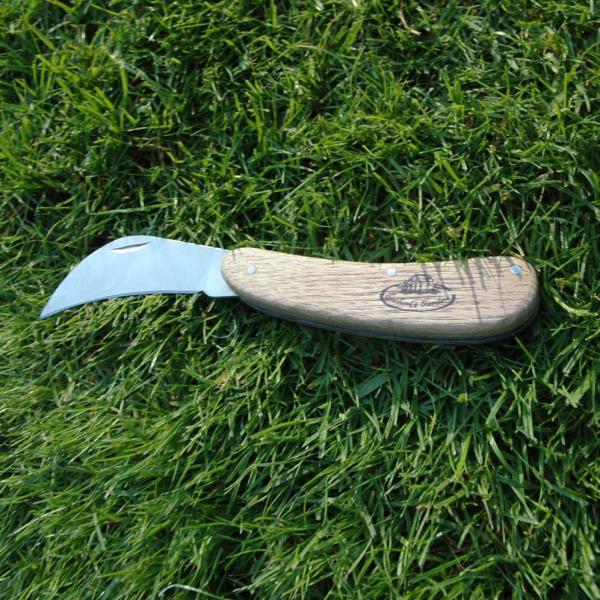 Couteau serpette en acier inoxydable et bois de frêne - GARDEN TOOLS