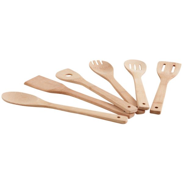 Couverts de service en bambou (lot de 6)