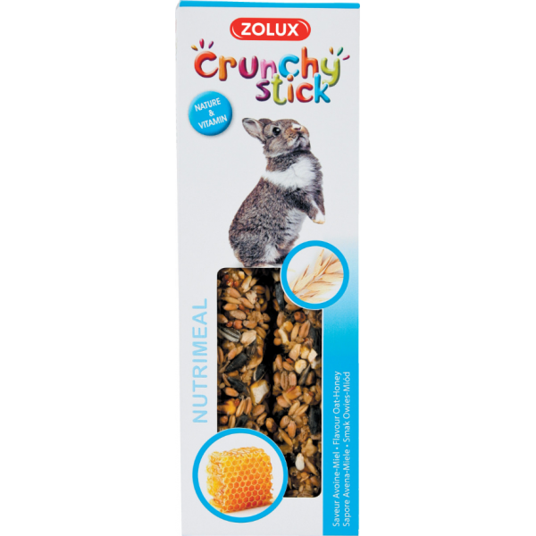 Crunchy stick pour lapin saveur avoine et miel - ZOLUX