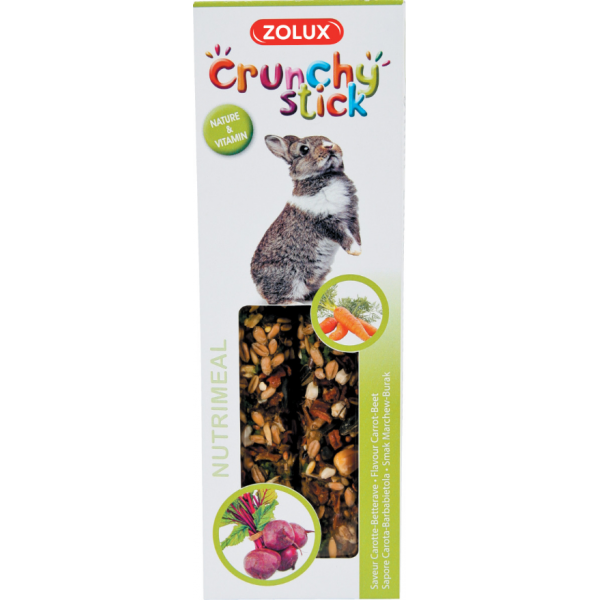 Crunchy stick pour lapin saveur carottes et betterave - ZOLUX