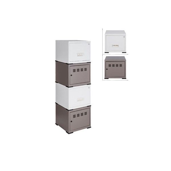 Cubes métal 2 portes 2 tiroirs - PHS-0144