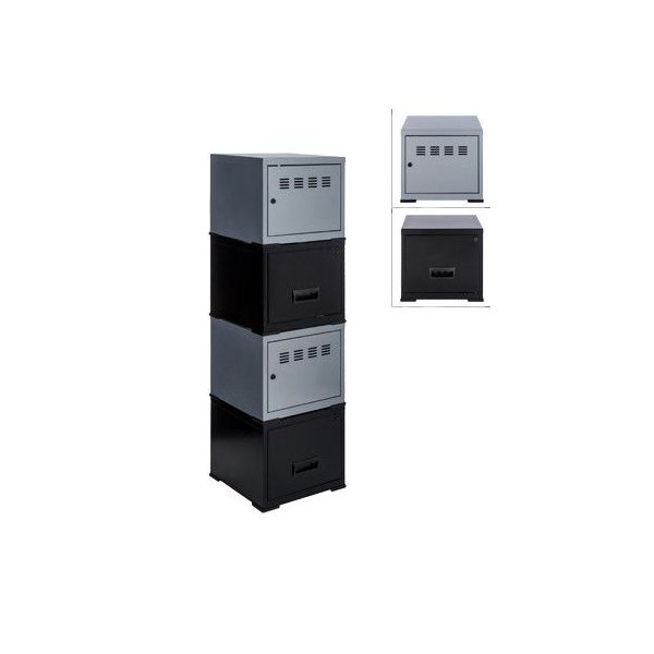 Cubes métal 2 portes 2 tiroirs - 389