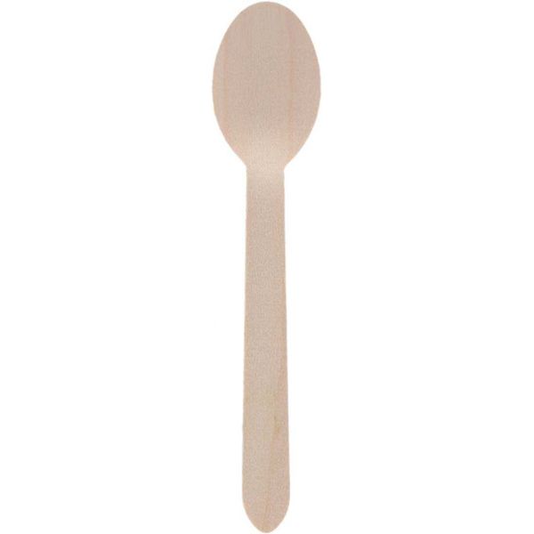 Couverts en bois 100% compostable Herbe - 1,45