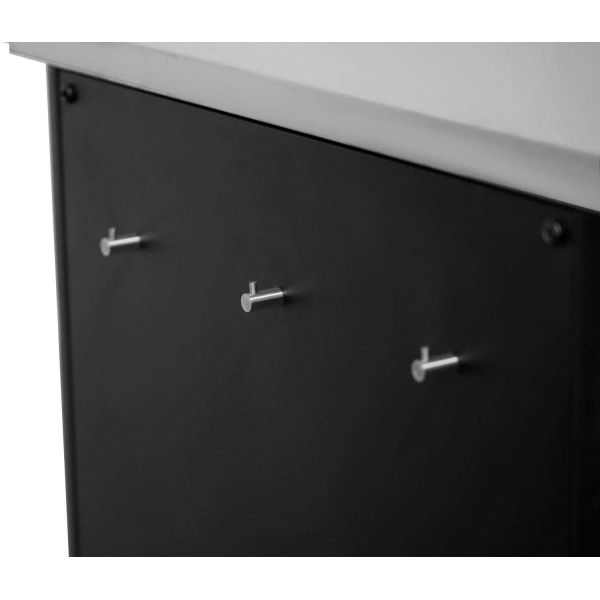 Cuisine extérieure avec plan de travail en inox - 7