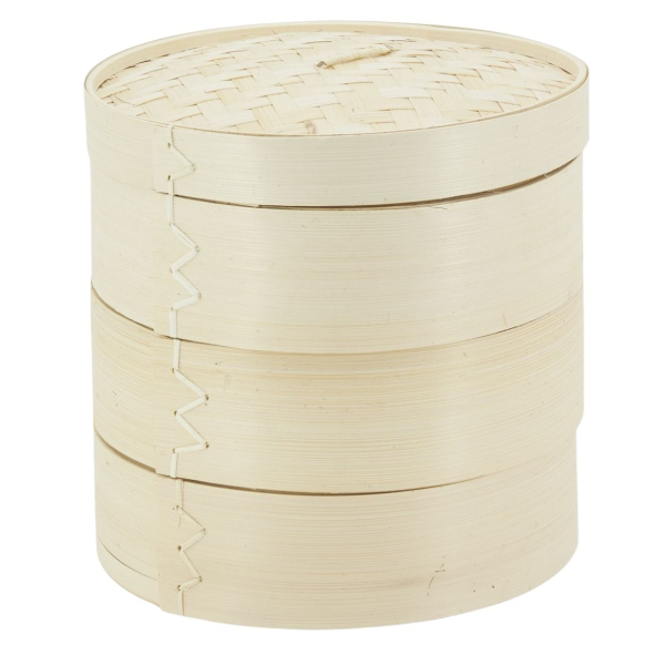 Cuit vapeur en bambou 3 étages