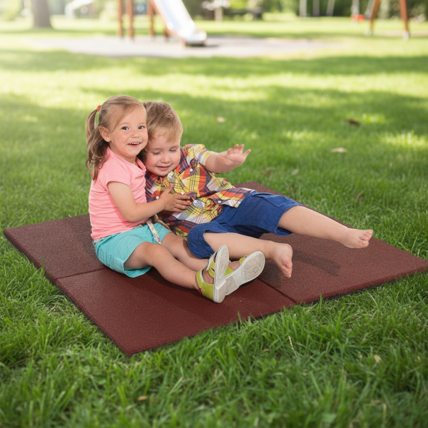 Dalle caoutchouc pour terrain de jeu Hicar - KBT