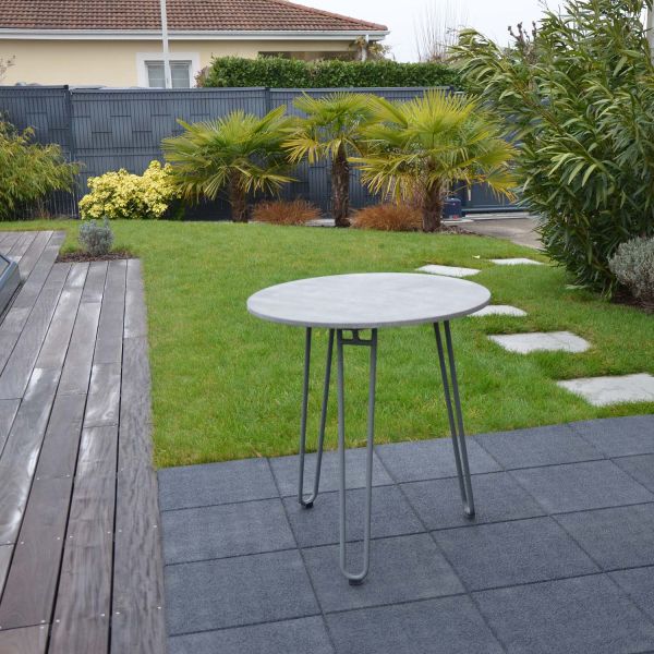 Dalle de jardin amortissante grise 50 x 50 cm - 119