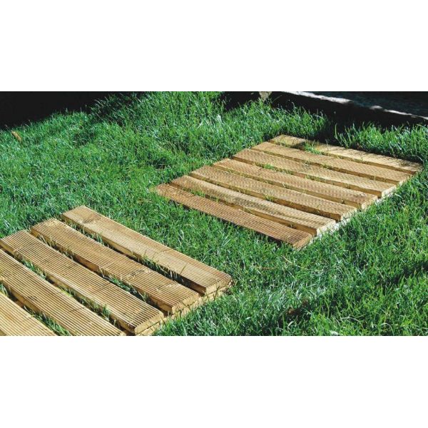 Solution Jardin Des Mots Monde 6 Caillebotis en bois traité autoclave 3 - JARDIPOLYS | Jardindeco.com