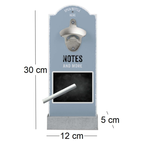 Décapsuleur mural ardoise Notes - CON-0132