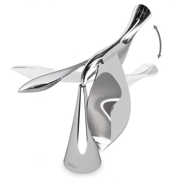 Décapsuleur oiseau design en métal chromé Tipsy - UMBRA