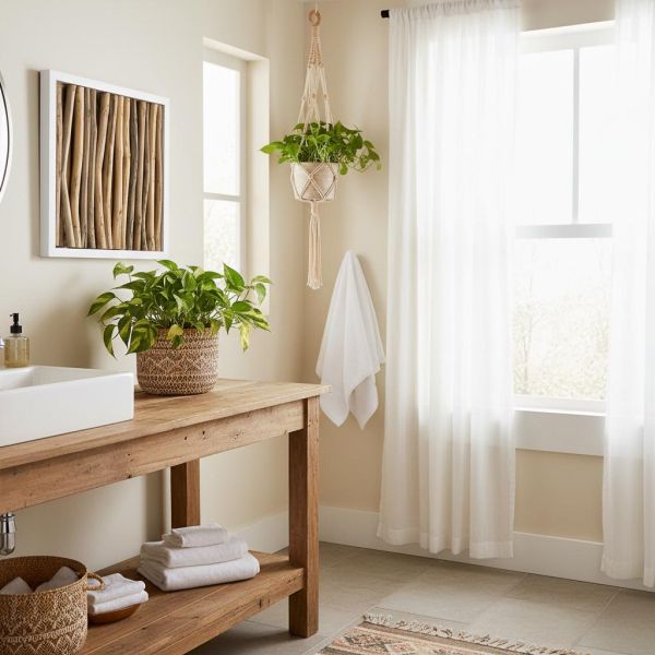 Décor mural branches de teck - AUBRY GASPARD