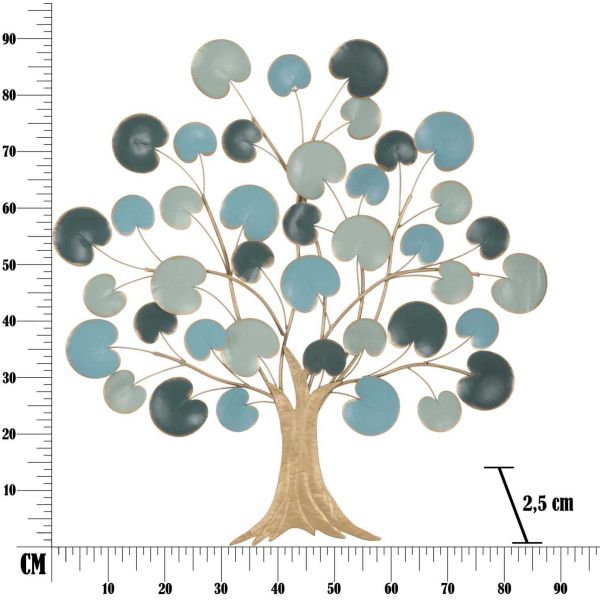 Décoration murale Arbre en métal Apple 89 x 2.5 x 90 cm - MAU-0259