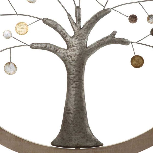 Décoration murale Arbre en métal Tree of life 80 x 2 cm - 8
