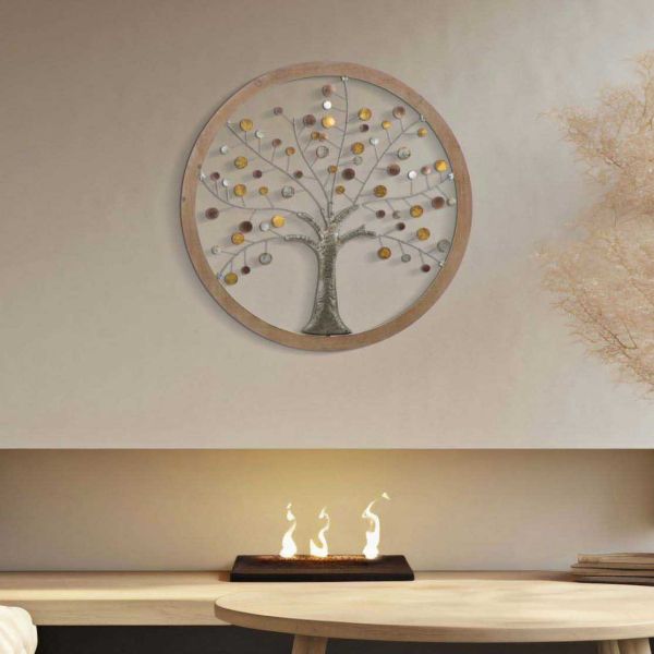 Décoration murale Arbre en métal Tree of life 80 x 2 cm - MAURO FERRETTI