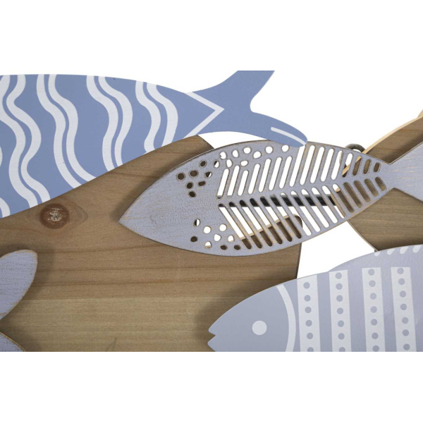 Décoration murale en MDF et métal Sea 91 x 3 x 33.5 cm - 6