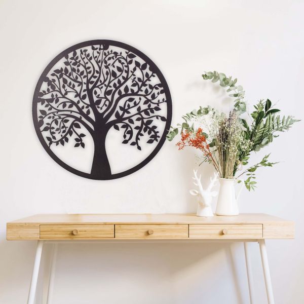 Décoration murale arbre de vie en métal 50 cm - ORIGEN