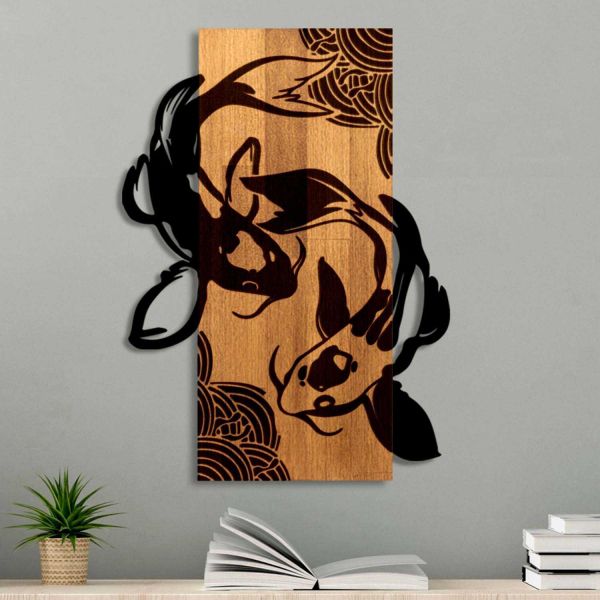Décoration murale bois et métal Animal - 34,90