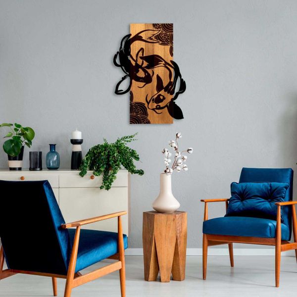 Décoration murale bois et métal Animal - 6