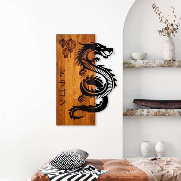 Décoration murale bois et métal Animal - 36,90