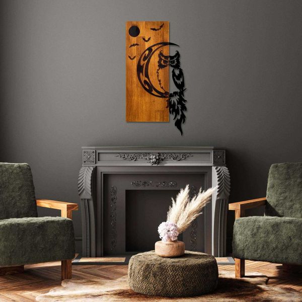 Décoration murale bois et métal Animal - 33,90