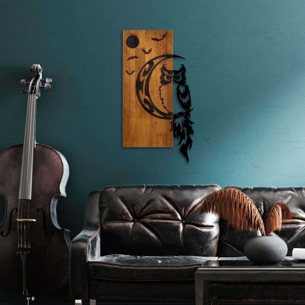Décoration murale bois et métal Animal - 5