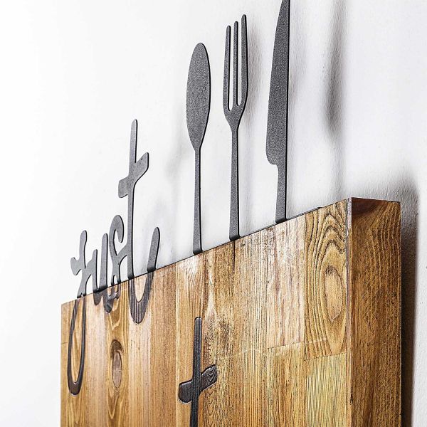 Décoration murale en bois et métal Citation - 39,78