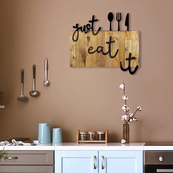 Décoration murale en bois et métal Citation - 6