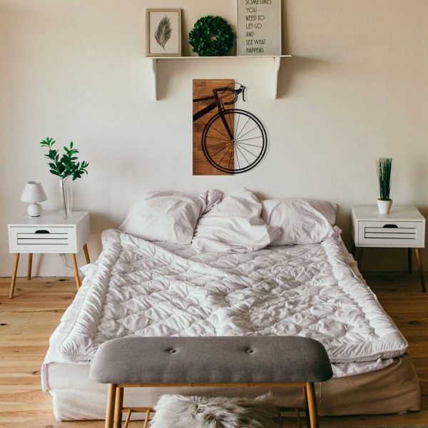 Décoration murale en bois et métal Véhicule - HANAH HOME
