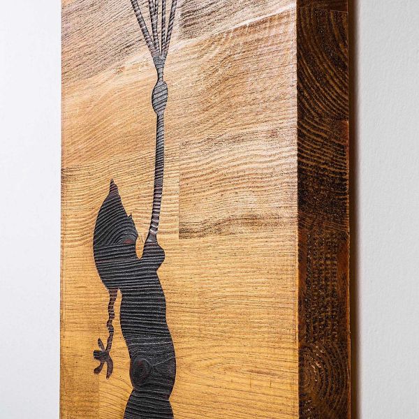 Décoration murale en bois et métal Walnut - 39,90