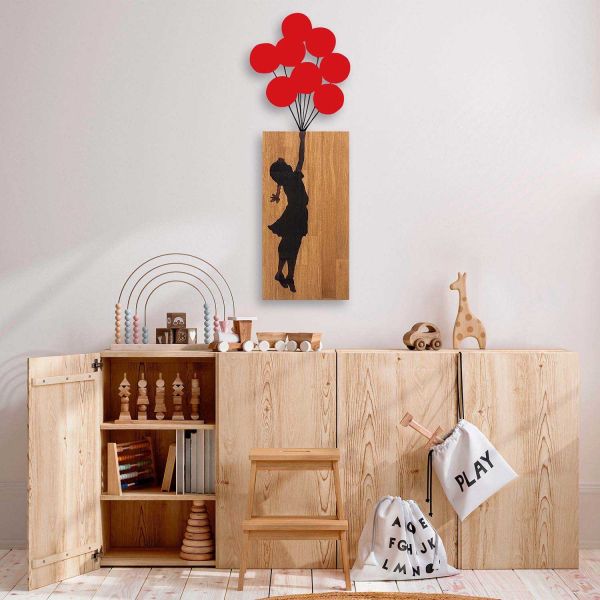 Décoration murale en bois et métal Walnut - 8