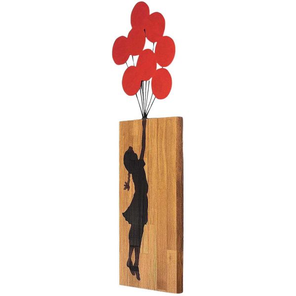 Décoration murale en bois et métal Walnut - 48,90