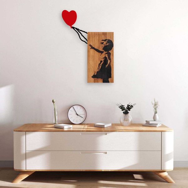 Décoration murale en bois et métal Walnut - 6