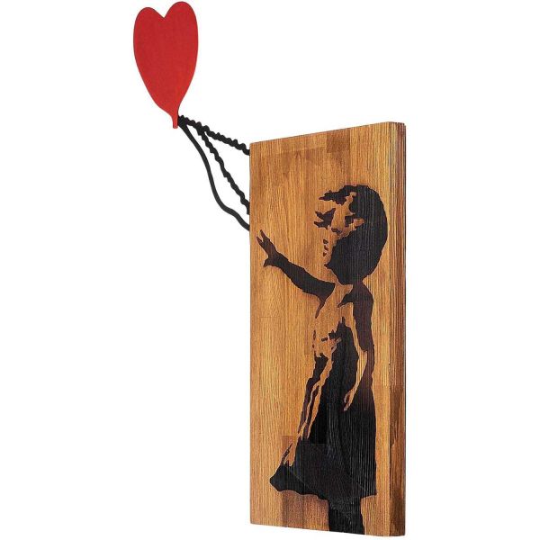 Décoration murale en bois et métal Walnut - 43,90
