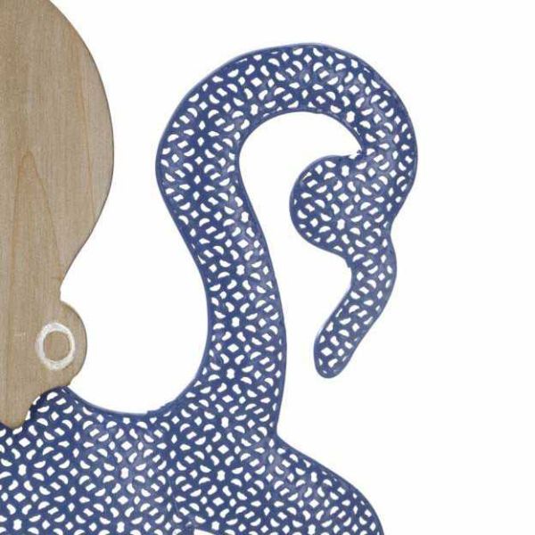 Décoration murale en mdf et métal Octopus 41 x 1.5 x 57 cm - 6
